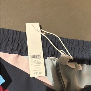 Chico's wide leg banana leaf crop pants size 3